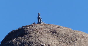 Black Madonna on the top of the Horse