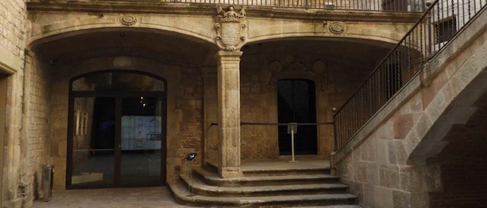 Moncada square The horse of Sant Jordi